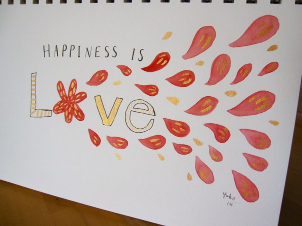 Happiness is love.  and it sparkles! :)