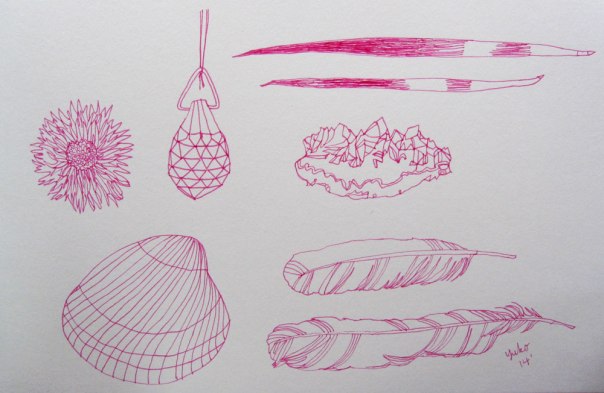 Random things I found and sketched.