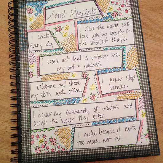 Tania Artist Manifesto