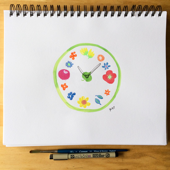 Flower-clock-sketchbook_lores