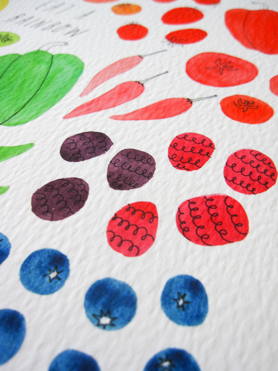 Eat a Rainbow Art Print