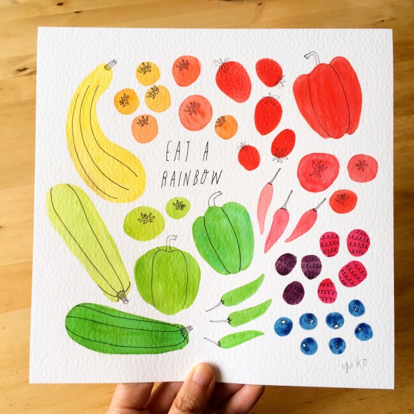 Eat a Rainbow giclee art print