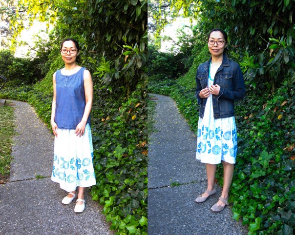 Block Printed Poppy Skirt & Dress