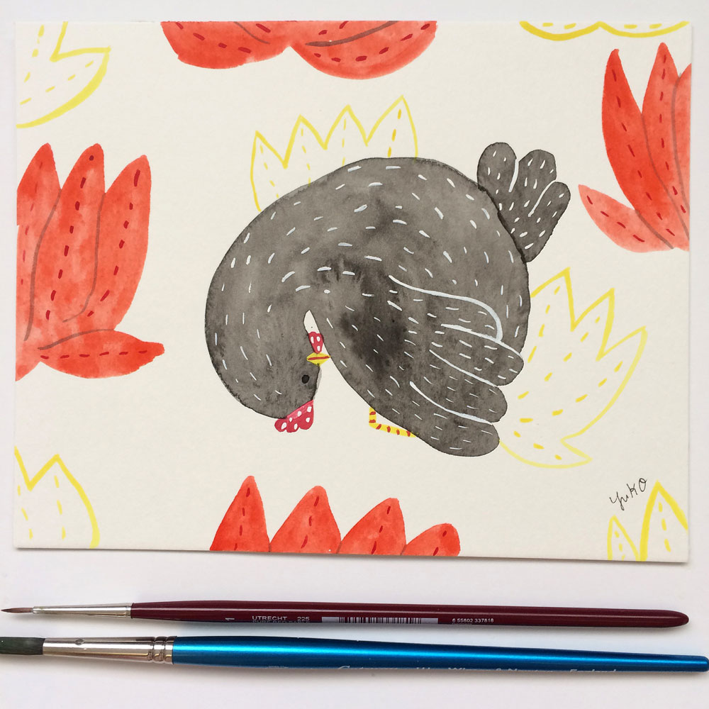 Have you met Lucy, the Yoga Chicken? | Honeyberry Diary
